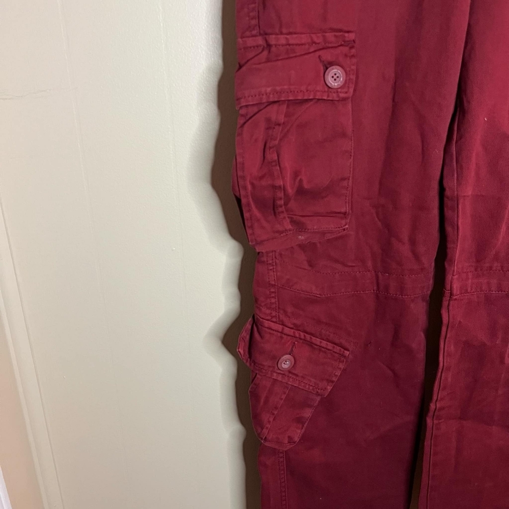 Matchstick Men's Retro Relaxed Cargo Pants with Multi Pockets 32x32 - Picture 3 of 12